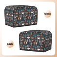thumbnail image 3 of Fotbe Coffee Lover Print for Two Slice Toaster Cover, Fingerprint Protector, Super Soft Appliance Cover And Dust Cover,Bread Dust Cover & Fingerprint Protection, 3 of 7