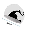 thumbnail image 2 of Gorros de natación de silicona para cabello largo, gorros de natación con orejas cubiertas, gorros de natación impermeables flexibles Jormftte CPB-DE-SSW433-3, 2 of 5