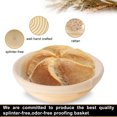 thumbnail image 2 of GIXUSIL 5 Inch Sourdough Starter Kit of 6 Mini Sourdough Bread Baking Supplies with Liner Premium Round Bread Basket Rattan Handmade rattan bowl for Home Bakers Baking, 2 of 7