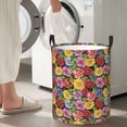 thumbnail image 4 of Cauagu Daisies Flowers for Laundry Basket,Collapsible Organizer Basket for Storage Bin Toy Bins Gift Baskets Bedroom Clothes Children Nursery Hamper -Medium, 4 of 7