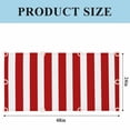 thumbnail image 3 of Red Striped Fluorescent Light Covers, Christmas Farmhouse Red White Stripes Magnetic Light Covers for Ceiling Lights, Fluorescent Ceiling Shade Filters for Classroom Bedroom Office 4x2Ft x 1PCS, 3 of 8