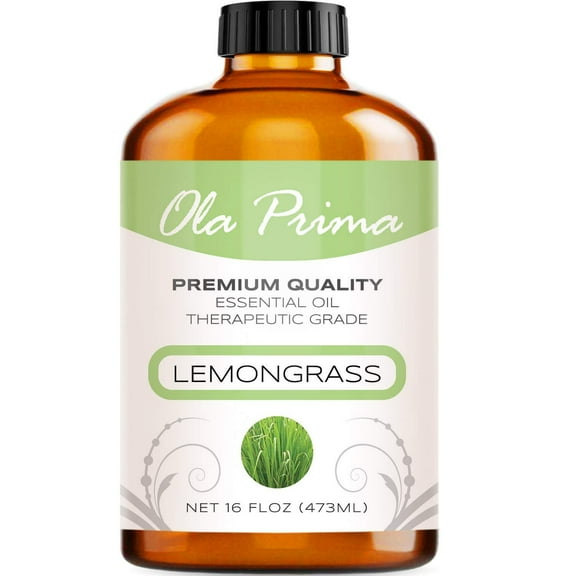 Ola Prima Lemongrass Essential Oil, 16 fl oz