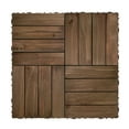 thumbnail image 5 of Achim OutdoorZ Interlocking Wood Deck Tiles - Royal Mahogany - 27 Tiles (27 Sq.Ft.), 5 of 7