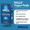 thumbnail image 5 of Halls® Scented Vapor Pads, 12 Count Mentho-Lyptus Blue Mint Scent, Vapor Pads For Humidifier, 8 Hours of Soothing Vapor, 5 of 8