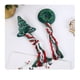 thumbnail image 1 of 1 pieza de juguete de peluche con diseño navideño para limpiar los dientes, cuerda con nudo, juguete para mascotas, juguete masticable duradero para perros y gatos, suministro para limpiar los, 1 of 7