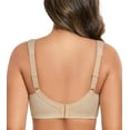 thumbnail image 2 of Curyon Women's Minimizer Bra Comfort Non Padded Wireless Full Figure Plus Size Bras,48G, 2 of 6