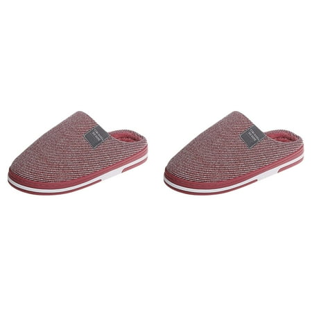 

MOVAWAKY Women s Autumn Winter Thick Soled Slippers Home Warm Slippers And Women s Slipper 2PCS Slide on Slippers for Women Womens Closed Back Slippers Cute Slippers for Women Fuzzy Cat Women s