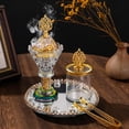 thumbnail image 4 of AOOOWER Artistic Rotating Incenses Burners Set With Jar For Room And Home Centerpieces Arabic Styles Table top Decors, 4 of 19