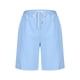 thumbnail image 5 of Pantalones Ligeros de Yoga para Mujeres de Cintura Alta Pantalones Cortos de Color Sólido, Uso Deportivo de Fitness Suave para Tenis Y Baile, 5 of 7