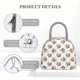 thumbnail image 4 of Fotbe Retro Squirrel Bolsa de Almuerzo con Estampado, Lonchera Aislada, Contenedor de Comida Reutilizable Tipo Cooler a Prueba de Fugas, 4 of 6
