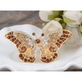 thumbnail image 2 of Empress Monarch Winged Butterfly Crystal Rhinestone Brooch Pin, 2 of 4