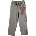 thumbnail image 4 of David Bowie Logo Men's Graphite Heather Sleep Pajama Pants-3X-Large, 4 of 7