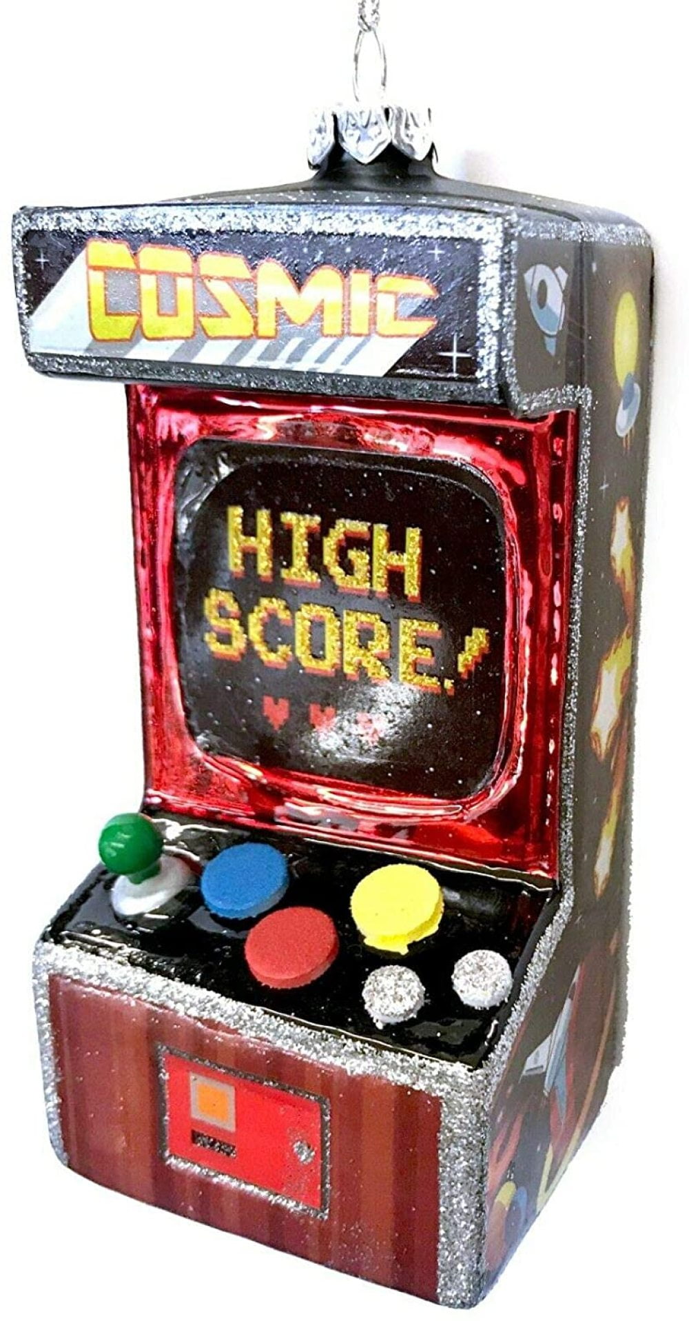 Cosmic Arcade Game Ornament 4" X 2" 