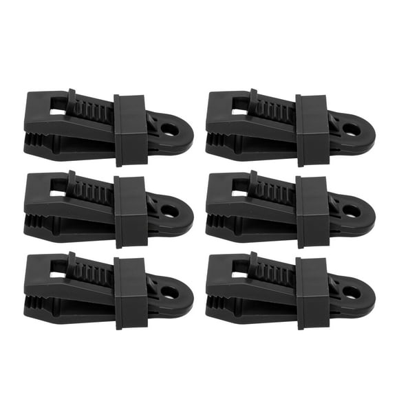 10pcs Tarp Clips, Tarp Clamps Tarp Clips Thumb Tarp Clips Heavy Duty Lock Grip, Plastic Clamps Poly Tarpaulin Clip Reusable Linoleum Tent Canvas Clips for Outdoor Garden Farm