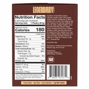 Legendary Foods Protein Pastry - Chocolate Cake 4 Pack | Protein Snack | Gluten-Free| Keto Friendly