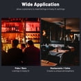 thumbnail image 6 of Wechef Folding LED Backlit Illuminated Black Leatherette Check Presenter/menu Holder, 6 of 10