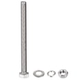 thumbnail image 2 of Uxcell M8 x 90mm 304 Stainless Steel Hex Head Screws Bolts, Nuts, Flat & Lock Washers Kits 6 Sets, 2 of 4