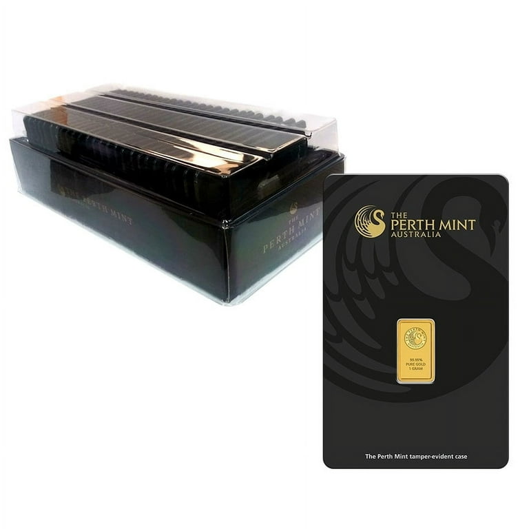 1 Gram Perth Mint Gold Bar .9999 Fine (in Assay)