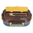 thumbnail image 3 of LHCER Stainless Steel Lunch Box Office Worker Student Child Separate Insulated Lunch Box,Multifunctional Lunch Box, 3 of 8
