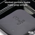 thumbnail image 4 of GoodCook Meal Prep 3 Cup Square, 20-Piece, Blue, Made without BPA, 4 of 9