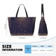 thumbnail image 4 of Fotbe Gold Black Glitter Bolsa de Viaje para Playa - Resistente al Agua, Bolsa Tote de Gran Capacidad y Ligera con 7 Bolsillos para Mujeres y Hombres, 4 of 7
