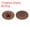 Brown, variant on Screw Cap Covers, 160 Pack 11.5x3mm Plastic Screw Decoration Cover, Red Brown