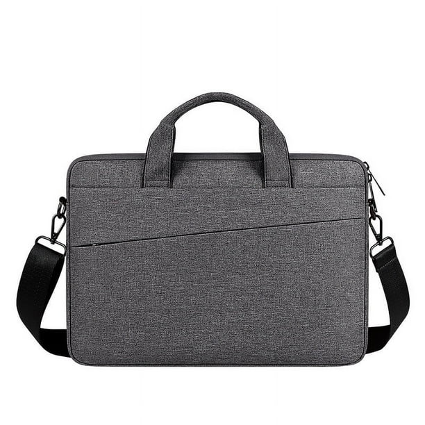 Bolso bandolera para ordenador portátil, impermeable, de 13,14 x 15,6 pulgadas, para hombre y mujer