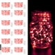 thumbnail image 1 of Cadena de luces CAMANTU, 12 unidades, 2 m, 20 LED, color rojo, funciona con pilas, 1 of 7
