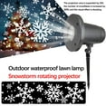 thumbnail image 4 of DPTALR Christmas Snow Projection Light Led Snow Show Projector, Waterproof Christmas Decoration, 4 of 9