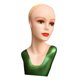 thumbnail image 1 of Pelucas femeninas cabeza maniquí maquillaje 21,26 pulgadas soporte de pelucas duradero modelo de exhibición de pelucas para postizos sombreros pelucas Verde, 1 of 8