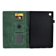 thumbnail image 6 of SaniMore for Samsung Galaxy Tab A8 10.5" 2022 SM-X200/X205 Case, PU Leather Case Soft TPU Back Auto Wake/Sleep Card Slots Pen Holder Kickstand Magnetic Full Protective Wallet Case, Green, 6 of 10