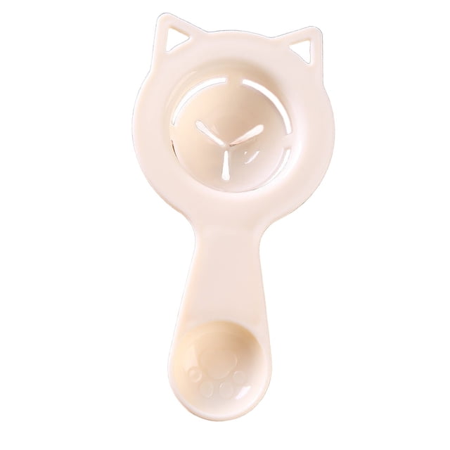 Egg White and Yolk Separator Spoon | Multifunctional Baking Tool with Fine Mesh Filter | Durable Plastic Kitchen Egg Liquid Separator for Cooking, Baking, and Seasoning Tasks