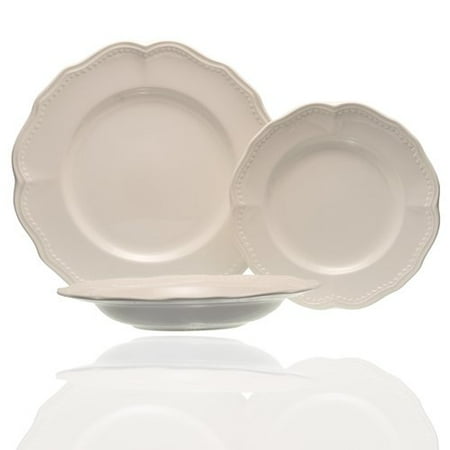 Red Vanilla Clic White 18 Piece Dinner Set Service For 6 Red Vanilla Clic White 18 Piece Dinner Set Service For 6