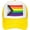 C2999, variant on Progress Pride Rainbow LGBT,LGBTQ Transgender Gay Flags Trucker Hat Men Mesh Baseball Cap Women Dad Hat Sun Hat Black