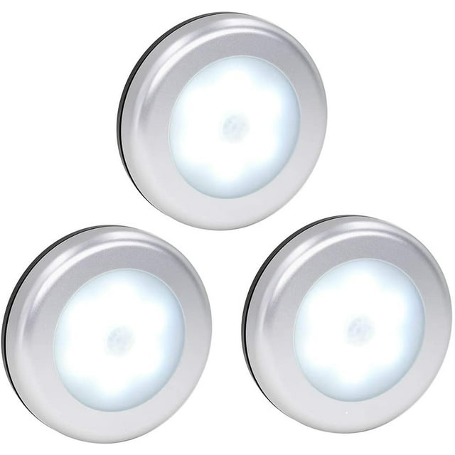 Motion Sensor Light, Battery Powered LED Night Light Step Lights Stair Closet Light Under-Cabinet Lighting Stick on Anywhere Lamp for Home, Kitchen, Hallway, Cabinet, Closet, Stairs, Bathroom