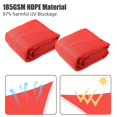 thumbnail image 3 of Yescom 2 Pack 20x20FT Square Sun Shade Sail UV Block Commercial Carpark Pool Camping Beach Outdoor Watermelon Red, 3 of 11