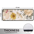 thumbnail image 5 of Kitchen Rugs Sets Of 2,Pioneer Flower Floral Print Pattern Anti Fatigue Kitchen Mat Rugs Non Slip Washable,Decorative Kitchen Floor Mats for Kitchen,Sink,Laundry,17"x47"+17"x47", 5 of 5