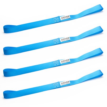 Tie Down Loops - Driver Recovery 4 Soft Loop Tie-Down Straps - 18