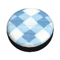 thumbnail image 3 of Multi-Size Car Tire Dust Cover Sunscreen, Corrosion, Dust And Water Keep Spare Tires Clean Argyle Plaid Lightskyblue_1 16 Inch, 3 of 8