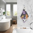 thumbnail image 2 of Yayeee 100% Cotton Hand Towels for Bathroom 16" x 28" Soft Absorbent Kitchen Towel, Yellow Halloween Ghosts, 2 of 7
