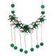 thumbnail image 3 of Joyería de la frente para las mujeres Salvador Diadema Tiara con Colgante Borlas Verde, 3 of 8
