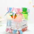 thumbnail image 6 of Easter Faceless Plush Gnomes, Long Legs Spring Gnomes Stuffed with a Carrot/Egg, Handmade Tabletop Bunny Decorations for Easter Holiday Tiered Tray Home Birthday Indoor Decor Ornaments Gifts, 6 of 9