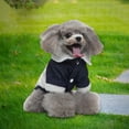 thumbnail image 4 of Moda Denim Fleece Winter Warm Dog Coat Suministros para mascotas Ropa de otoño e invierno para perros Ropa para perros Abrigos para clima frío para Sunnimix Chaqueta de perros, 4 of 8