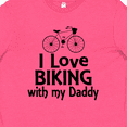 thumbnail image 4 of Inktastic I Love Biking with Daddy Youth T-Shirt, 4 of 5