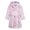 Pink, variant on Kids Robes for Girls Pentagram Print Flannel Warm Bathrobe Robes for Girls Daily Bath
