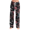 thumbnail image 3 of Fabrcox Halloween Pajama Pants Women Funny Ghost Pumpkin Witch Sleep Pants Women Fall Winter Festival Comfy Lounge Pants for Women S, 3 of 6