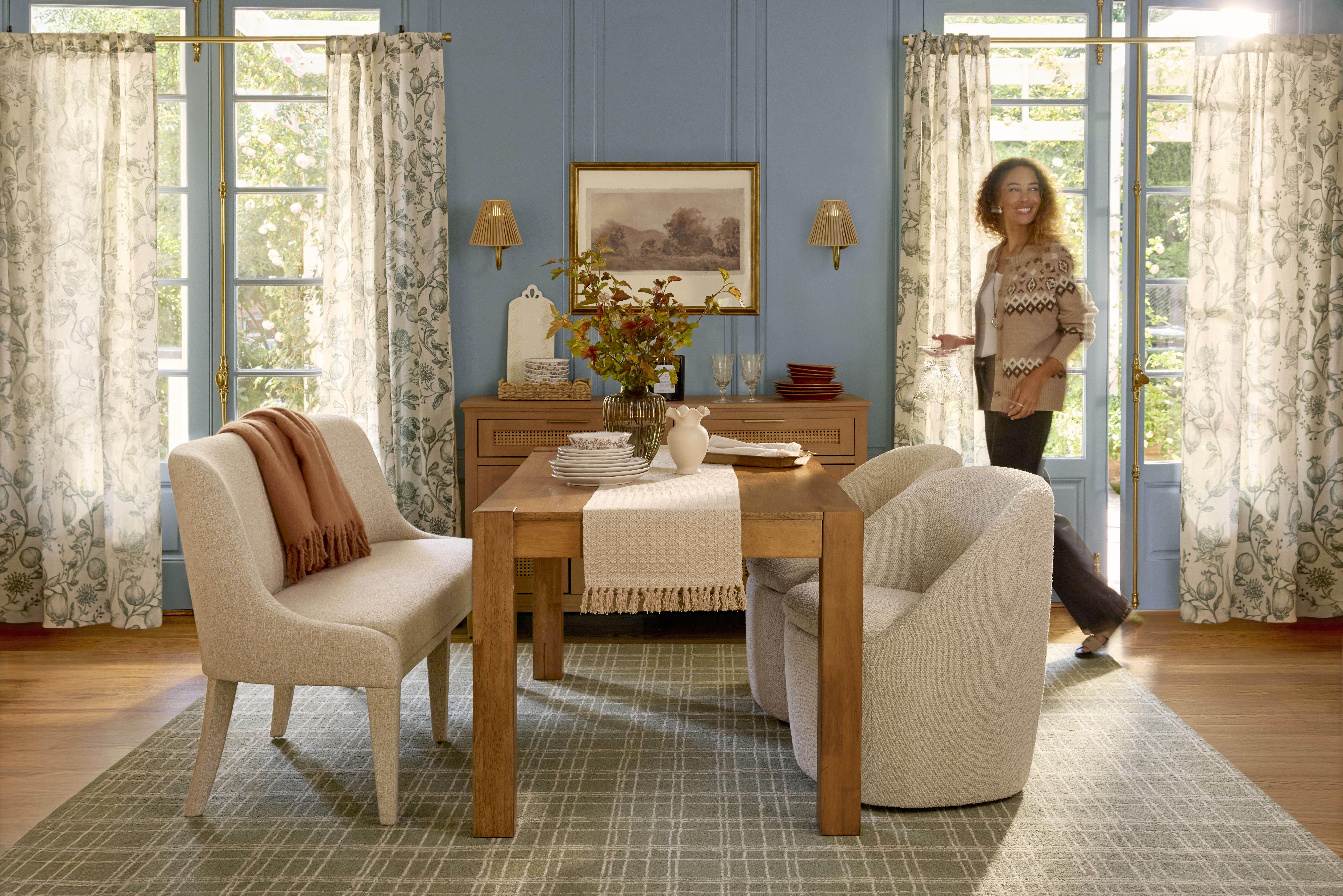 Better Homes & Gardens Mira Everywhere Dining Chair, Cream photo 2