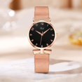 thumbnail image 5 of Ziurtnc Women Watch Quartz Movement Round Dial Adjustable Mesh Strap Bow Decor Time-checking High Accuracy Lady Daily Wristwatch Dating Timepiece, 5 of 8