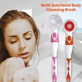 thumbnail image 6 of 4 In 1 Waterproof Electric Bath Brush Multi-Functional Body Cleansing Brush Back Massage Scrubber With 4 Brush Heads Shower Brush With Long Handle, 6 of 7