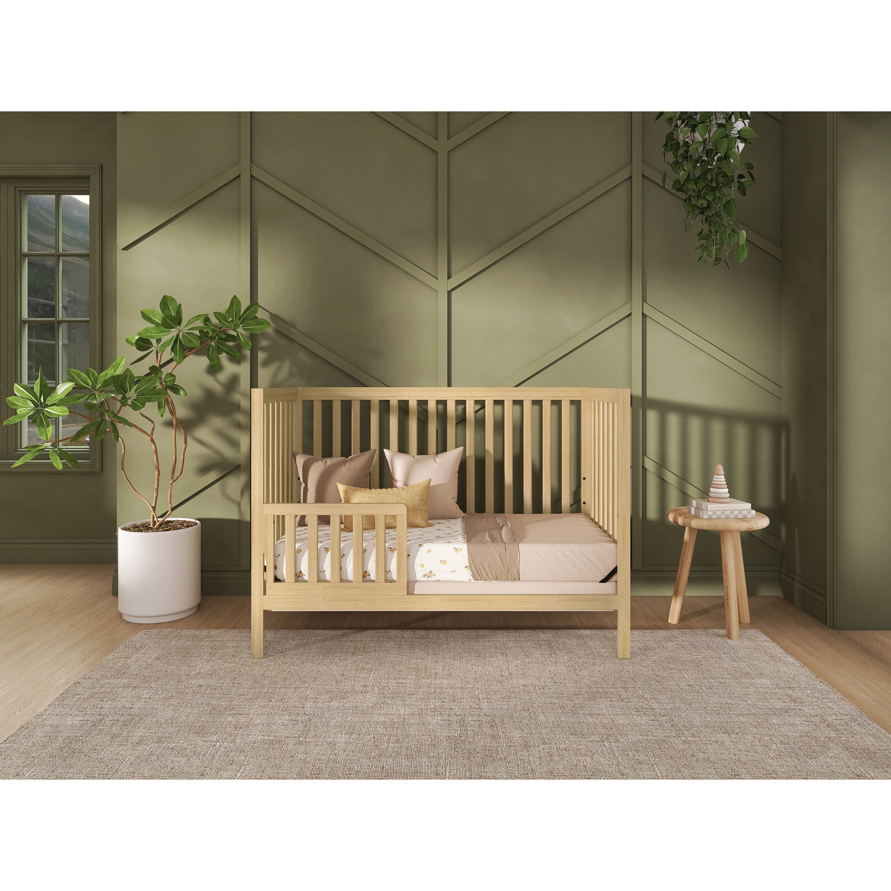 Nursery Bundle, Dream On Me Synergy MOD Crib in Natural and Crib & Toddler Mattress Bundle
